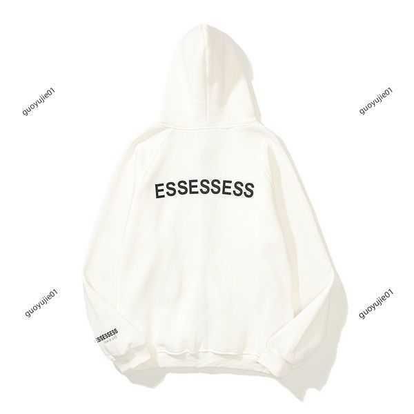 

2023designer fashion classic essentialhoodie alphabet printing pullover sweatshirts mens and hoodie pure color long sleeve couples sweatshir, Black