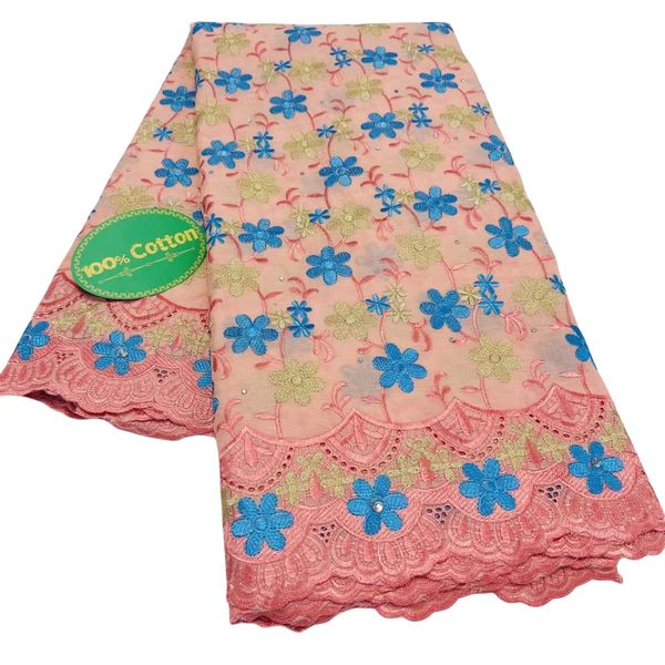 

swiss voile lace fabric rhinestones african dresses for women 5 yards sewing textile cotton clothing evening banquet party female apparel 20, Black;white