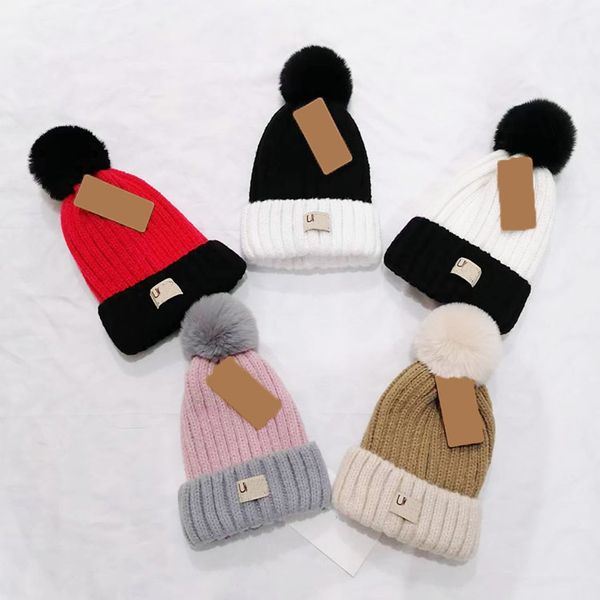 

fashion designer men woman beanie hat winter hat solid color letter outdoor beanies bonnet man head warm cashmere knitted skull cap, Blue;gray