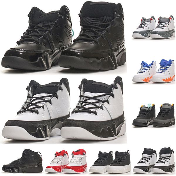 

2023 kids shoes td jumpman  cherry 9s cool grey9 9s flu game black deadly pink gym red athletic sneakers kid darling baby shoe 25-35