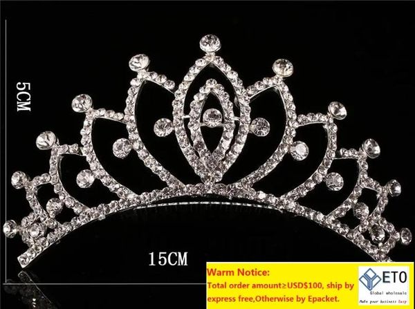 

european and american headpieces bride pearl headband diamond accessories crown rhinestone princess birthday tiara wedding zz, Silver