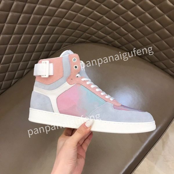 

2023 luxury designer casual shoes white black blue red lace up sports shoes, leather rubber soles training shoes flat sports shoes rd220901