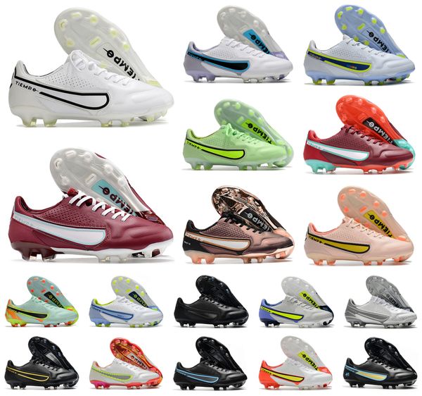 

men soccer shoes tiempo legend ix 9 elite fg football 2 9th 9s low ankle boots cleats us6.5-11