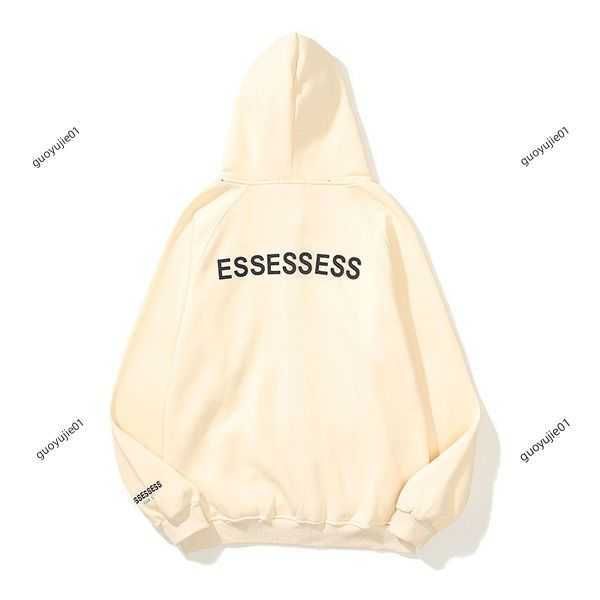 

2023designer fashion classic essentialhoodie alphabet printing pullover sweatshirts mens and hoodie pure color long sleeve couples sweatshir, Black