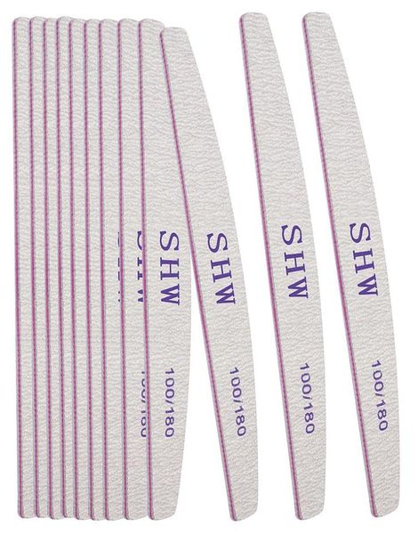 

1215 pack professional nail file set doublesided 100180 grit emery board manicure tools for nail grooming and styling2548152