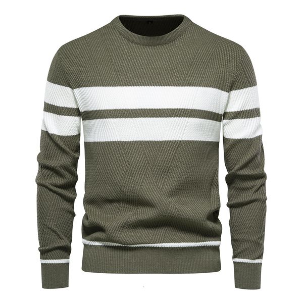 

men's sweaters autumn pullover men's sweater o-neck patchwork long sleeve warm slim sweaters men casual fashion sweater men clothi, White;black