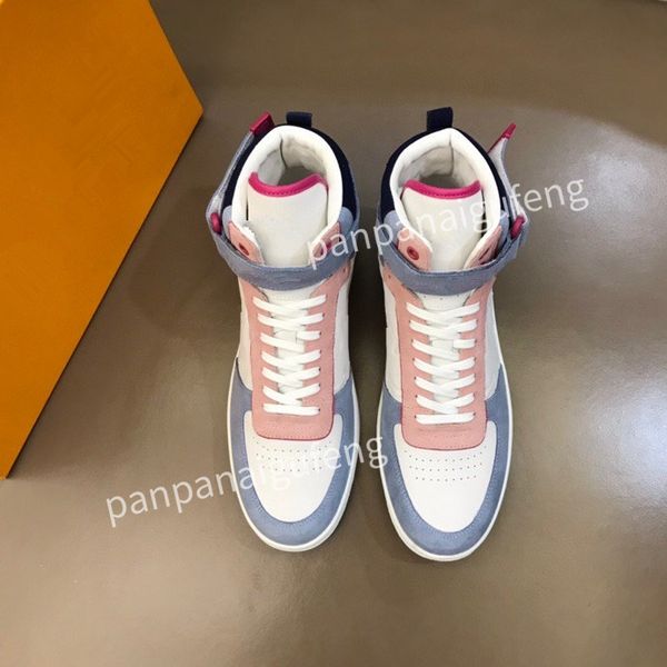 

2023 new luxury designer casual shoes white black blue red lace up sports shoes, leather rubber soles training shoes flat sports shoes rd220