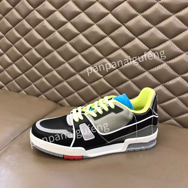 

new r sports shoes casual shoes calfskin leather white blue letter overlay platfor low sports shoes training shoes sizes 39-44 rd2209012, Black