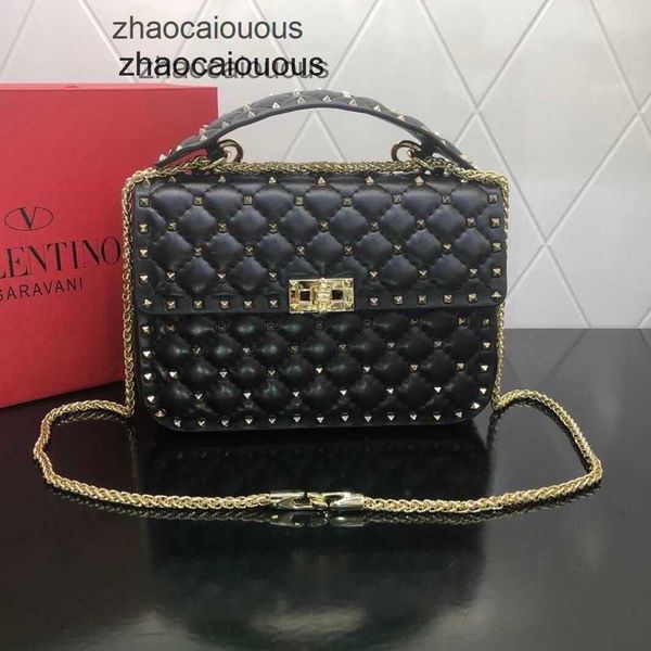 

style punk valantioes grid designer luxury handbags handbag diamond women rivet bags chain women's casual leather crossbody 1 czjg