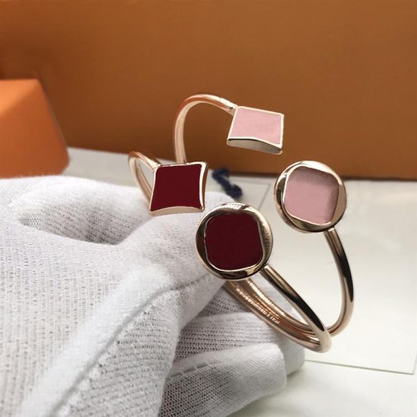 

bracelet fashion belt bracelets clover stone jewelry for man woman adjustable 12 color with box218w, Golden;silver