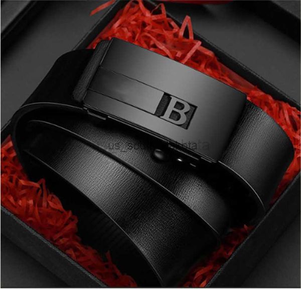 

belts 2023 men belts automatic buckle belt genune leather belts for men leather strap casual buises for jeans l0825, Black;brown
