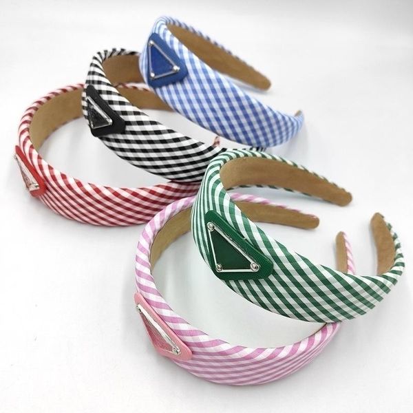 

2023 luxury designer hair hoop womens headbands designer p letters girl band fashion fitness headband head wrap accessories party gift, Silver