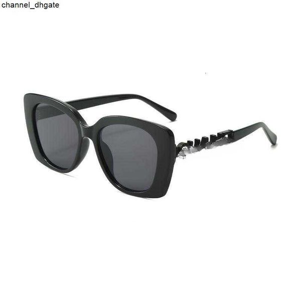 

new american style channel sunglasses uv resistant strong light internet celebrity fashionable and trendy sunglasses syyo, White;black