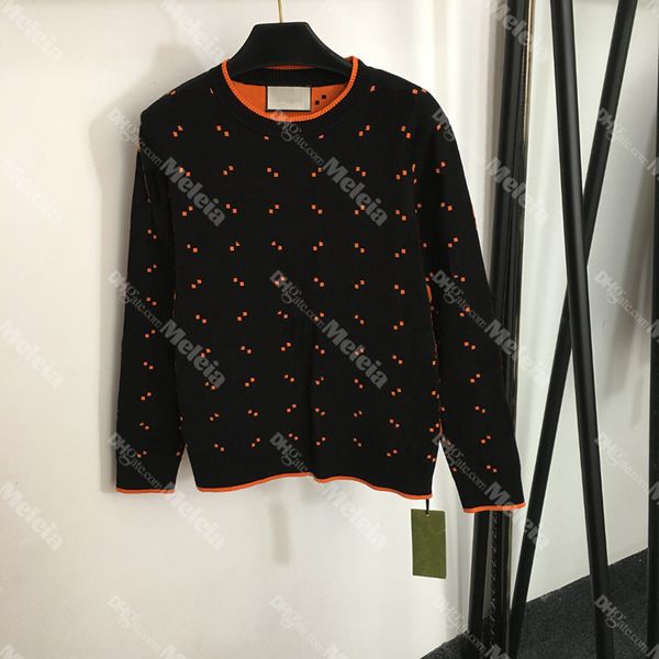 

women knitted sweaters pullover knits for ladies winter letter jacquard tees, White;black
