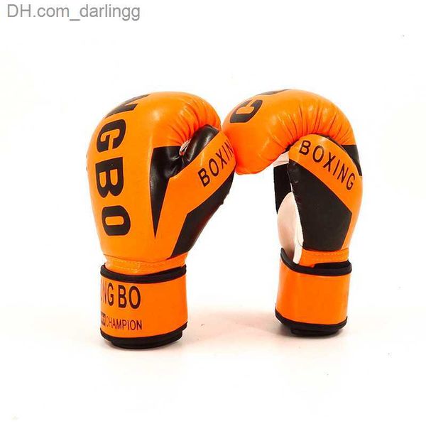 

training and fitness specific breathable and durable and children's boxing gloves sanda gloves one-time forming fist sets q230825, Black