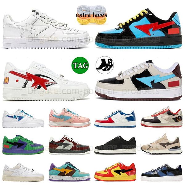 

luxury casual shoes sk8 shark white triple white rocke black mens womens sneakers abc camo white blue camo combo pink paste green platform s