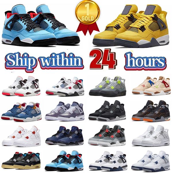

men women 4s pine green seafoam military black cat midnight navy red cement oreo red thunder bred mens trainers blank canvas sneakers outdoo
