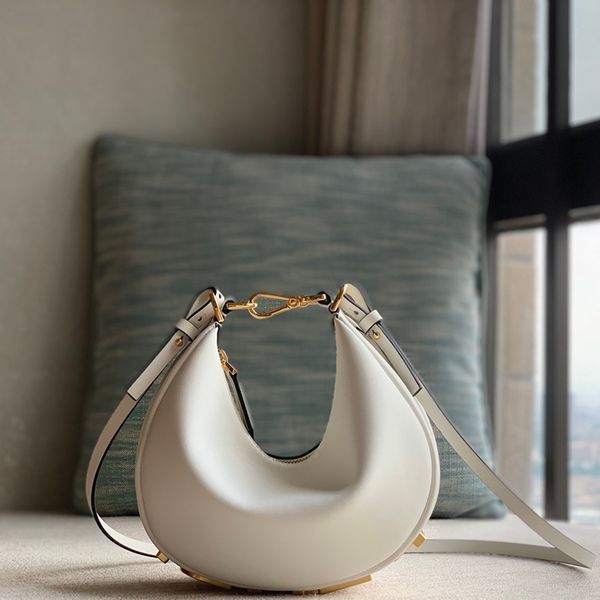 

counter quality graphy mini half moon bag designer mini hobo bag 20cm high imitation underarm bag with box zf008