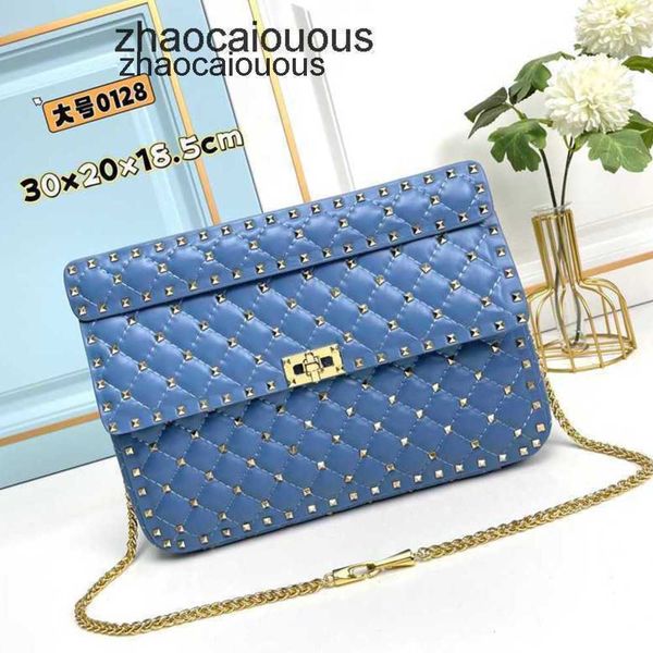 

luxury handbags bag valantioes classic sheepskin women crossbody bags lady's new designer diamond beach rivet small leather large capac