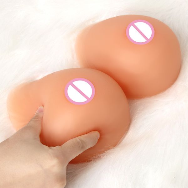 

breast form 3001200g artificial fake for cosplay costumes self adhesive silicone false chest transgender sissy games toys 230824 230901
