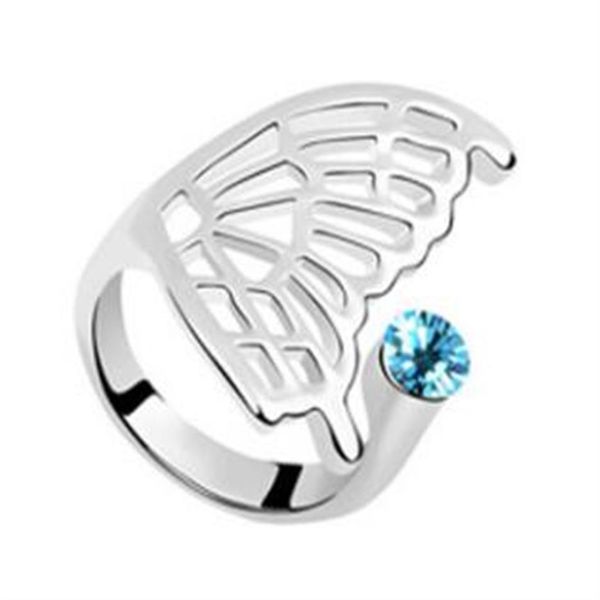 

crystal ring jewelry whole gift austria crystal ring - huadie283v, Silver