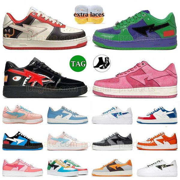

qualiyu casual shoes shark black sk8 college dropout hul giant pink suede mens women sneaker abc camo white blue camo combo red platform sho