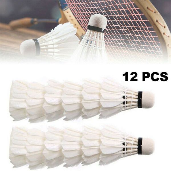 

balls 13612pcsball sports tools durable foam head soft texture badminton racket goose feather 230824
