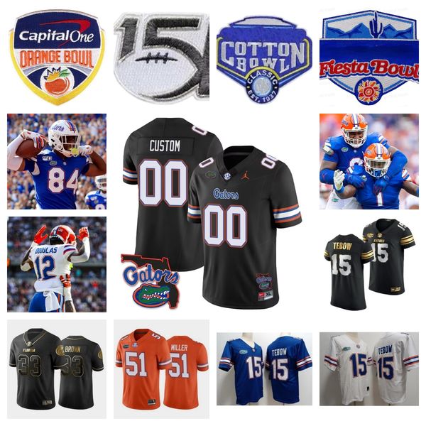 

2023 florida gators stitched football 3 jason marshall jr. 11 kelby collins 5 kamari wilson 20 mitchell 2 ja'keem jackson 6 shemar jame, Black