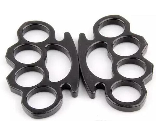 

new metal black and silver thick steel brass knuckle duster03254080