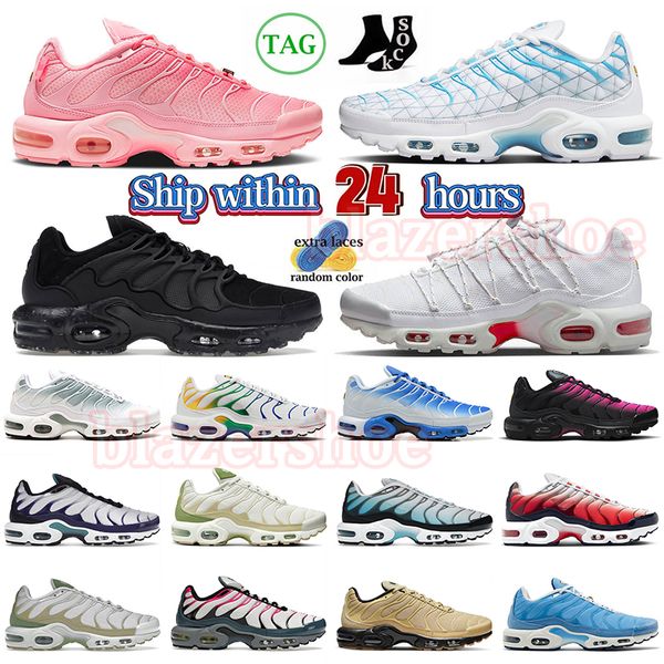 

sports tn se sneakers running shoes tns plus terrascape utility black reflective white red atlanta mica green limestone mens womens tn. trai
