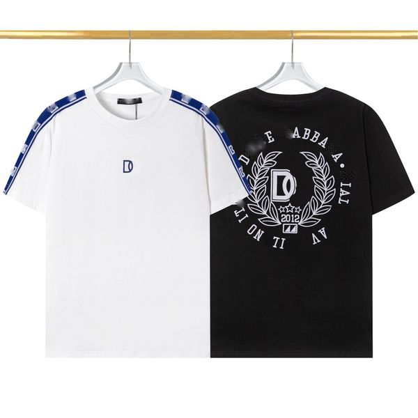 

2023 designer of luxury t-shirt quality letter tee short sleeve spring summer tide men and women t shirt size m-xxxl, White;black