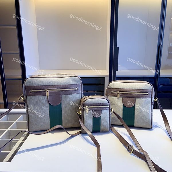 

classic brand shoulder bag briefcase phone pocket crossbody messenger bags 3 size backpack featuring letter pattern textile stripe design