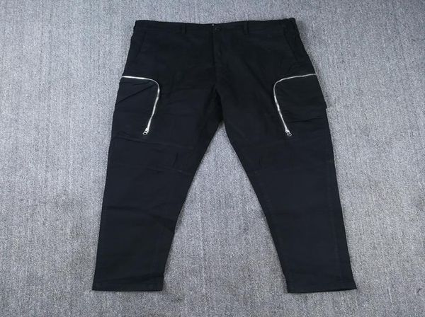 

2021 outdoor sports pants men039s street casual pocket hip hop solid color overalls jogging suit leisure trousers2965770, Black
