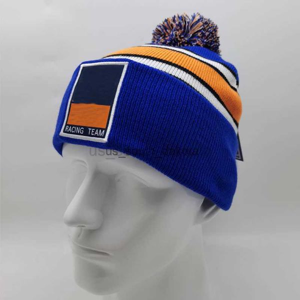 

beanie/skull caps winter warm ski hat motorcycle 3d embroidery snapback racing hat knitted wool hat beanie baseball hat l0825, Blue;gray