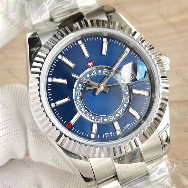 

2022mens watch 2813 automatic mechanical calendar 42 mm watch stainless steel mens luminous business waterproof 50m table311n, Slivery;brown