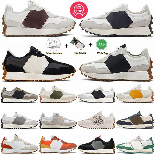 

327 designer shoes for men women shock running walking navy white orange grey white green multicolor sneakers causal shoes running shoes 327