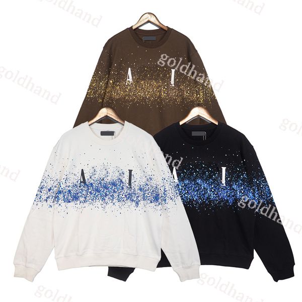 

letter printed hoodies mens loose sweatshirts designer street casual hoodie pullover sweaters warm hoody, Black