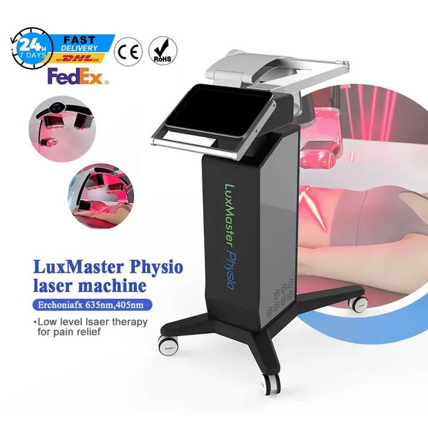 

therapy machine 10d laser for physio therapy laser physio treatmentof pain physio physiotherapy machine, Black