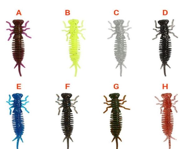 

5pcslot quality larva soft lures 55mm 75mm 100mm artificial sile soft bait worm fishing wobblers bass carp s qylicv9968386