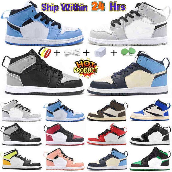 

1s yellow toe gradeschool basketball shoes jumpman 1 mid basketball shoes kids youth students sneaker big child junior toddler 1s medium oli