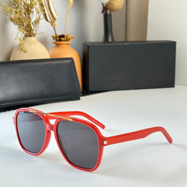 

2023 new blogger the same logo y glasses transparent yellow sunglasses fashion square sunglasses sl 545, White;black