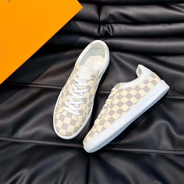 

luxembourg sneakers men letter embossing shoes designers causual shoe breathable perforated sports men jogging sneaker luxury revoli trainer, Red;white
