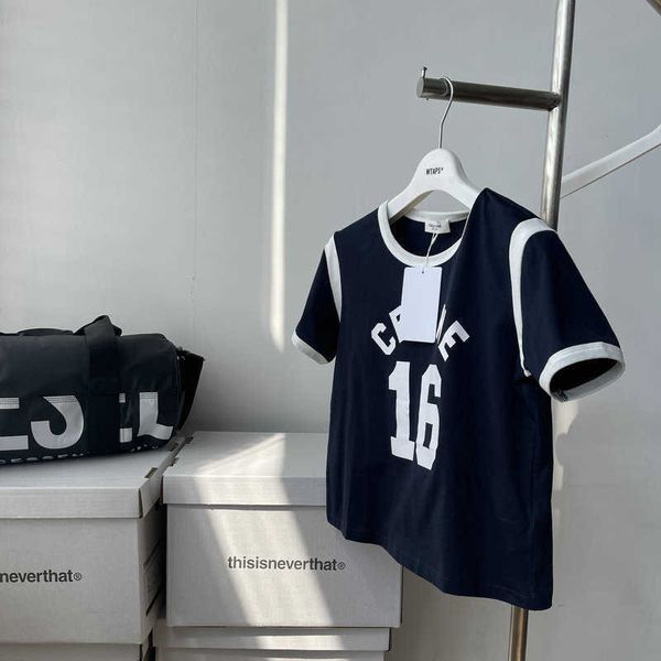 

two piece black short sleeve t-shirt summer relaxed design sense minority triumphal arch t-shirt