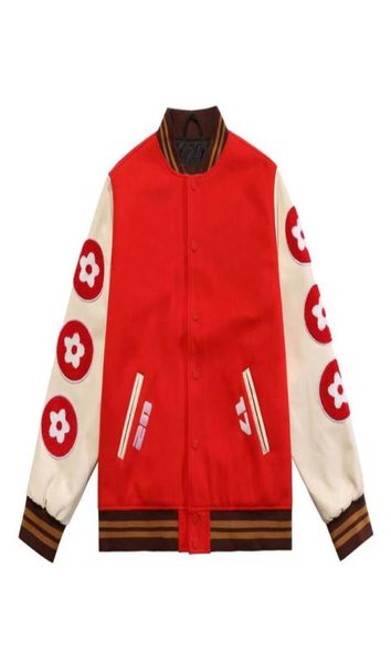 

fallwinter american couple039s loose casual patchwork color jacket51070405436486, Black;brown
