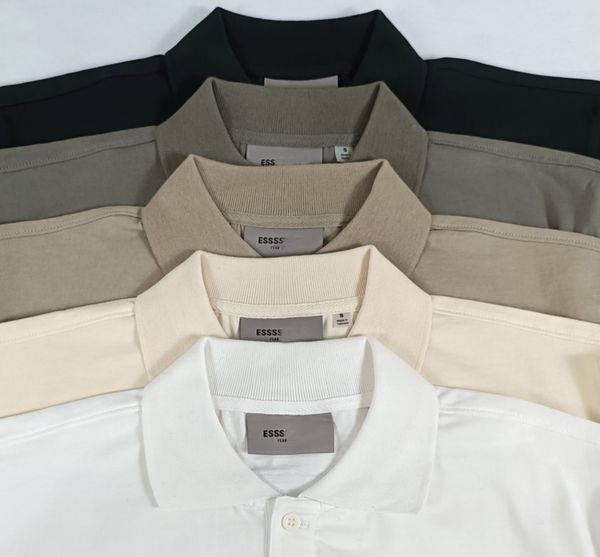 

designer summer fashion high street cotton polo t-shirt sweatshirt t-shirt pullover t-shirt breathable men and women patterned printed casua, White;black