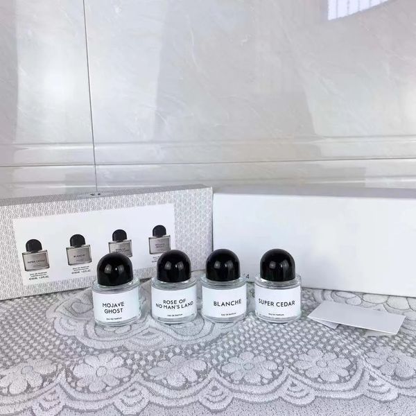

dhl byredo 30ml perfume set 4pcs super cedar blanche rose of no mans land mojave ghost fragrance long lasting smell spray parfum cologne gif