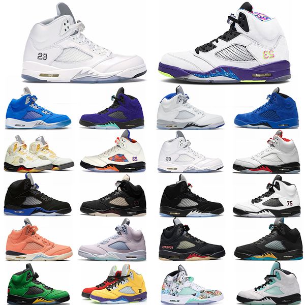

2023 jumpman basketball shoes 5s men 5 stealth wings unc racer blue oreo pinksicle what the outdoor sports trainers sneakers 36-47