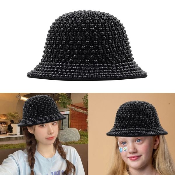 

wide brim hats bucket hats bling bucket hat nightclub singers performances hat for dxaa 230824, Blue;gray