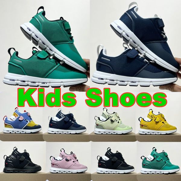 

kids designer shoes on running cloud toddler sneakers federer boys girls clouds workout and cross trainning shoe runner black white blue spo