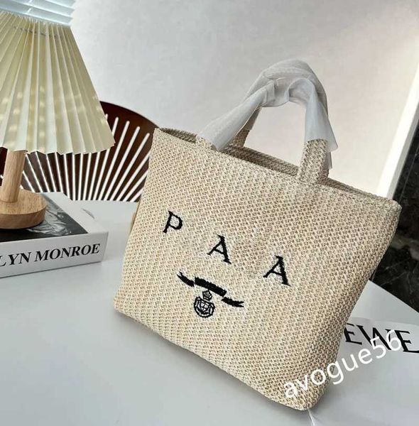 

evening bags 2023fashion beach bag totes bag letter shopping bags canvas designer women straw knitting handbags summer beach shoulder bags l